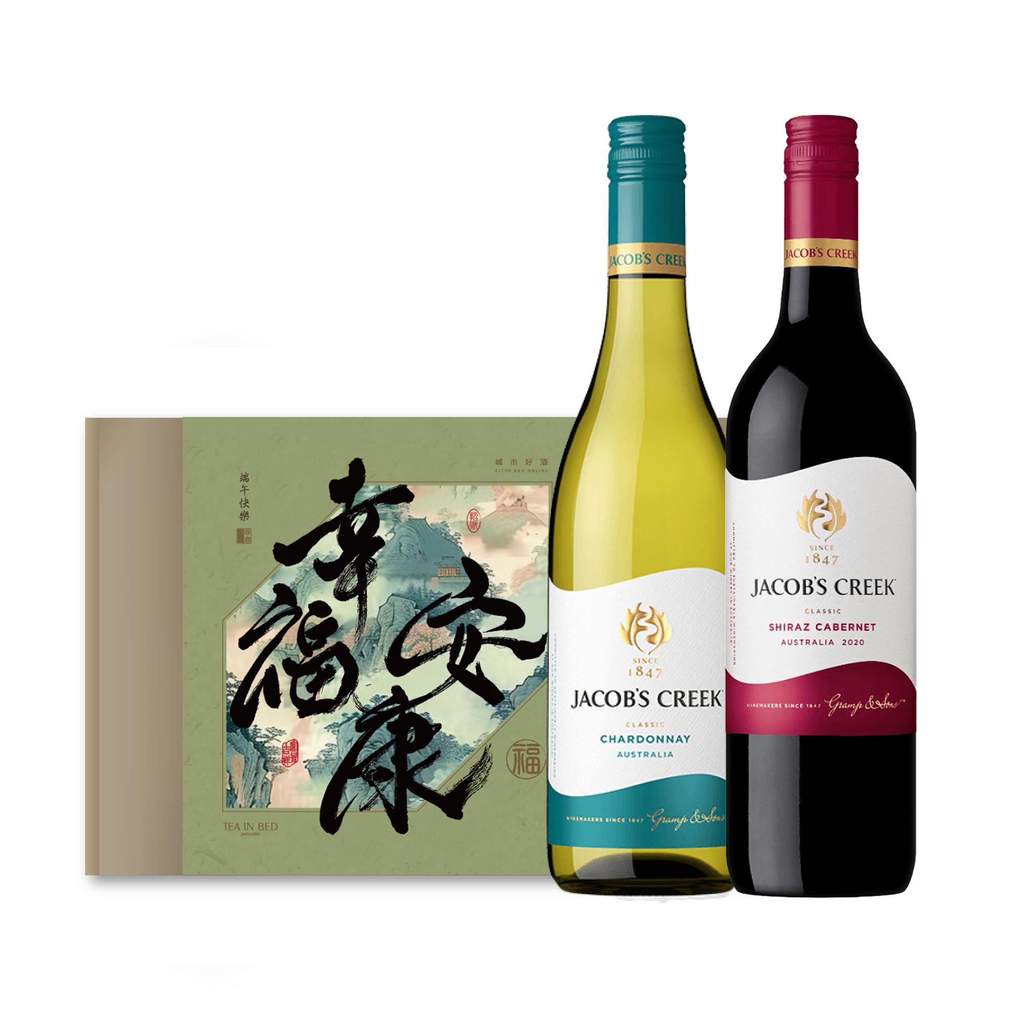 傑卡斯 經典雙入紅白酒 雙入端午禮盒