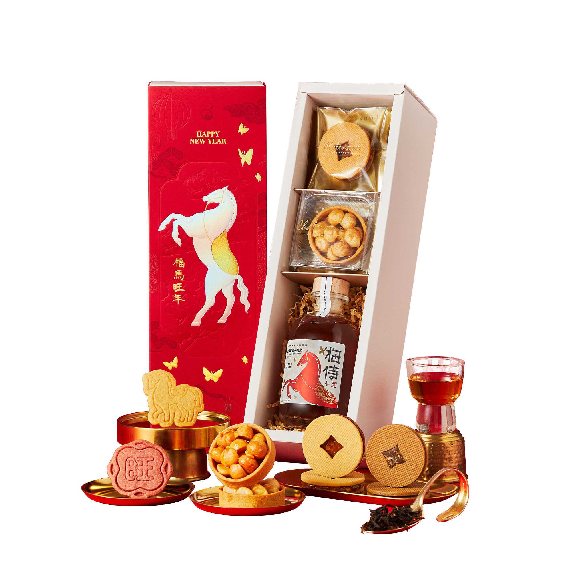 城市好酒 寶島茶饗 馬年旺金禮盒(B)