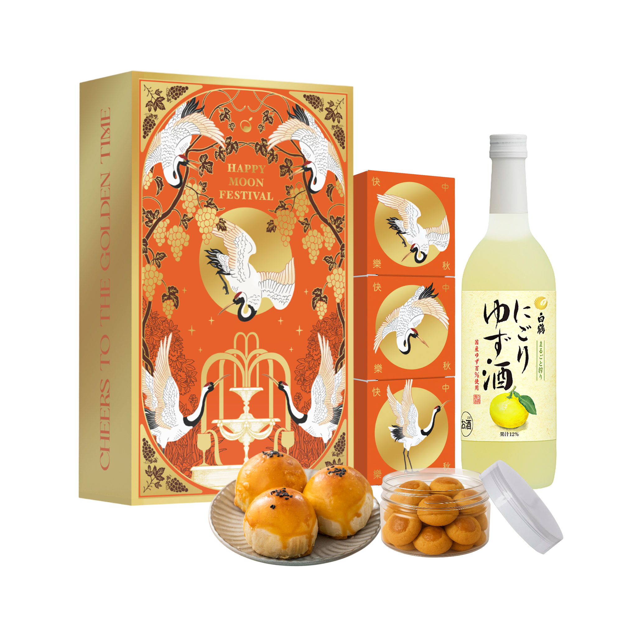 【2025 中秋禮盒】城市好酒 X 小丞事 柚盈滿月酒食禮盒