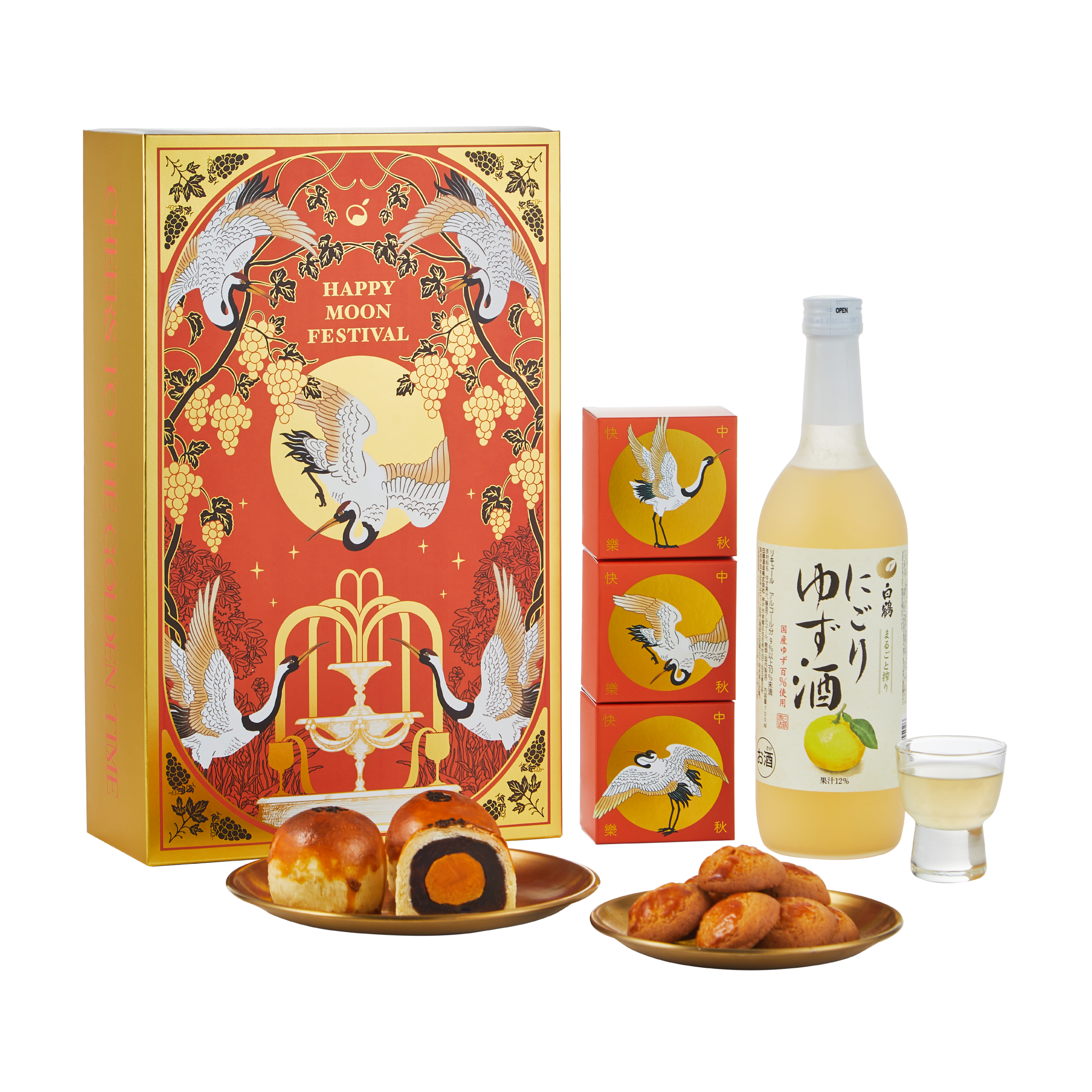 【2025 中秋禮盒】城市好酒 X 小丞事 柚盈滿月酒食禮盒