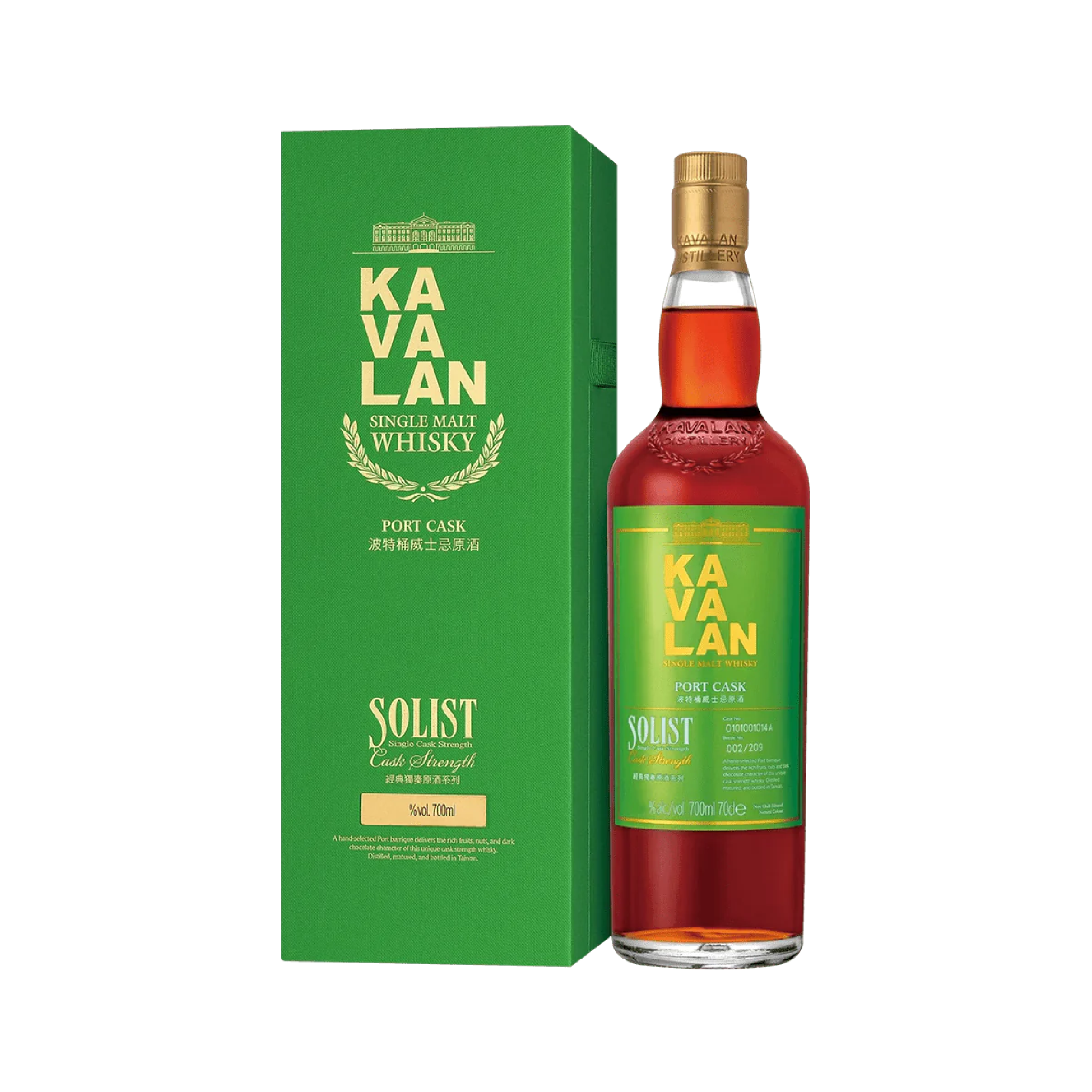噶瑪蘭經典獨奏 波特桶 威士忌原酒