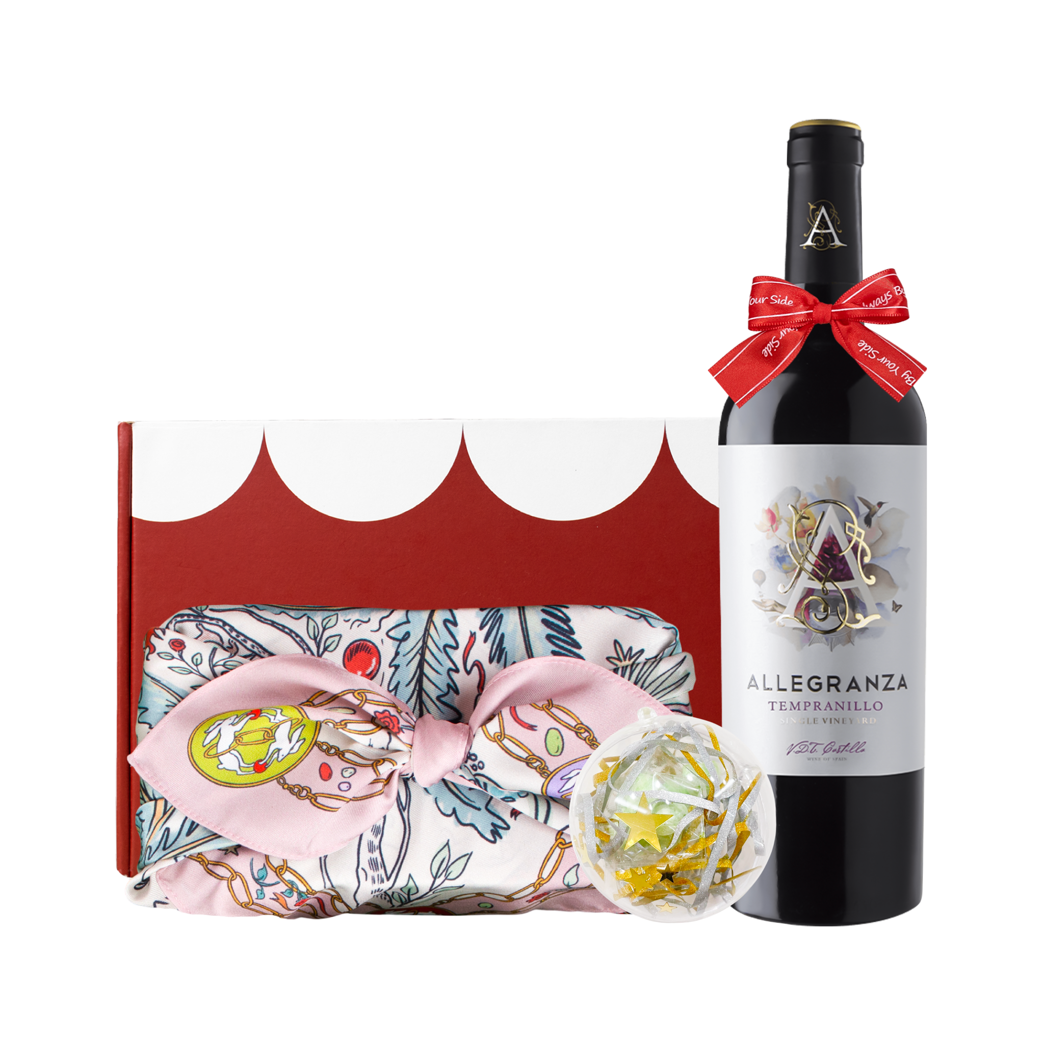 早鳥預購:聖誕紅酒甜點珠寶盒