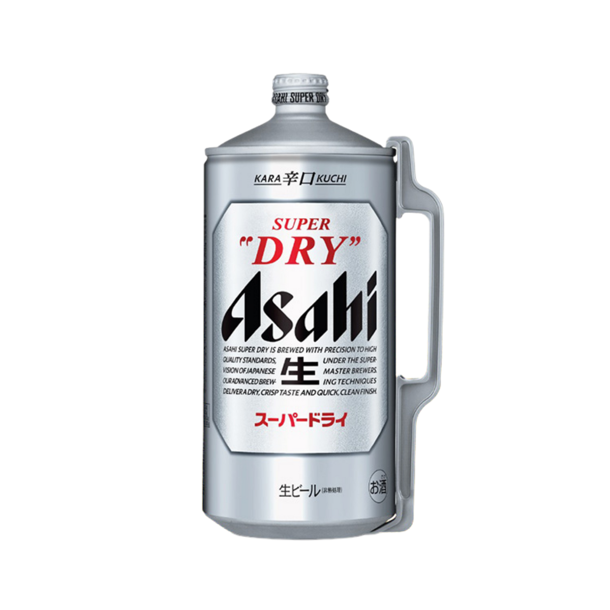 朝日 Asahi Super Dry 手提啤酒 2L (3入含運到府)