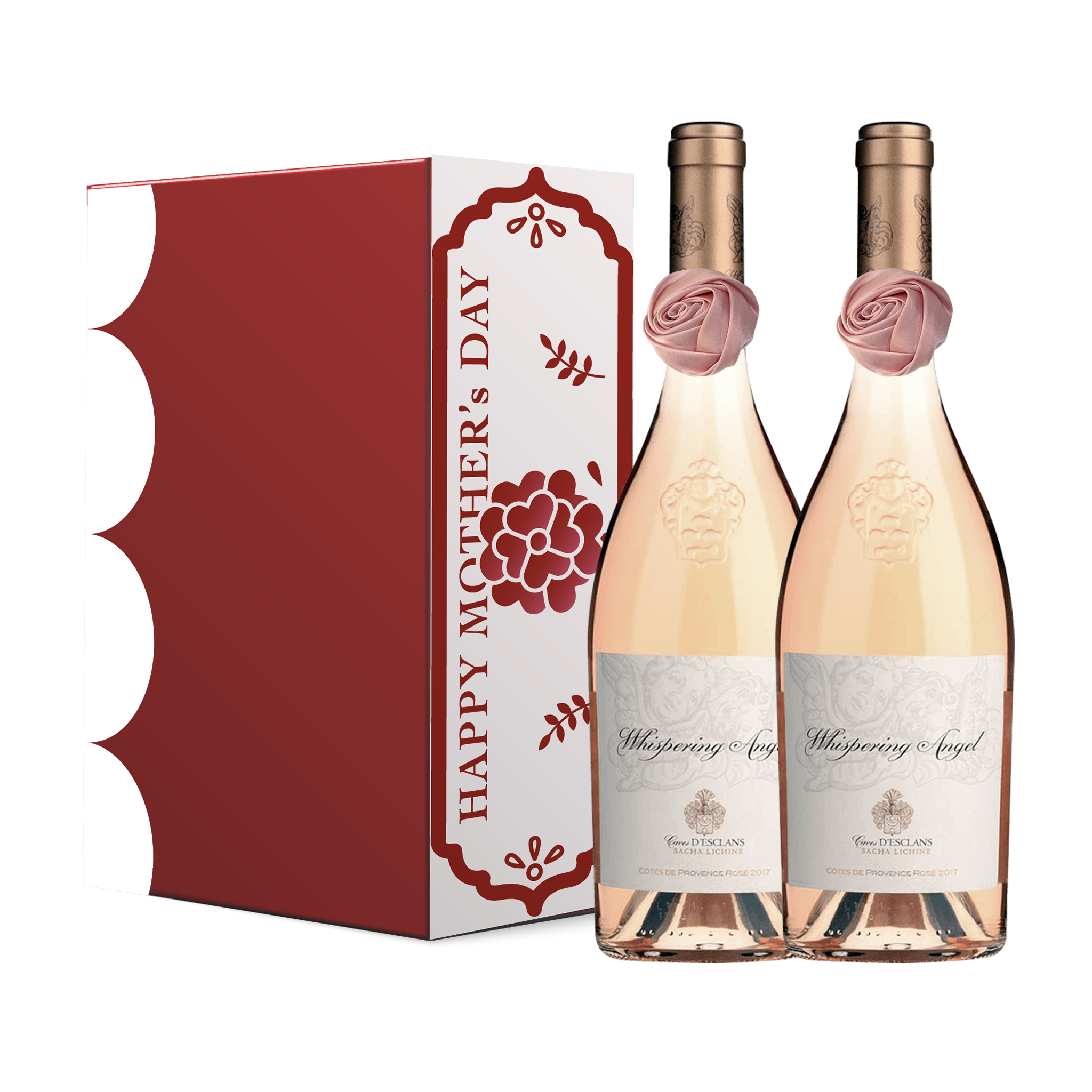 天使絮語 雙入粉紅酒 母親節禮盒