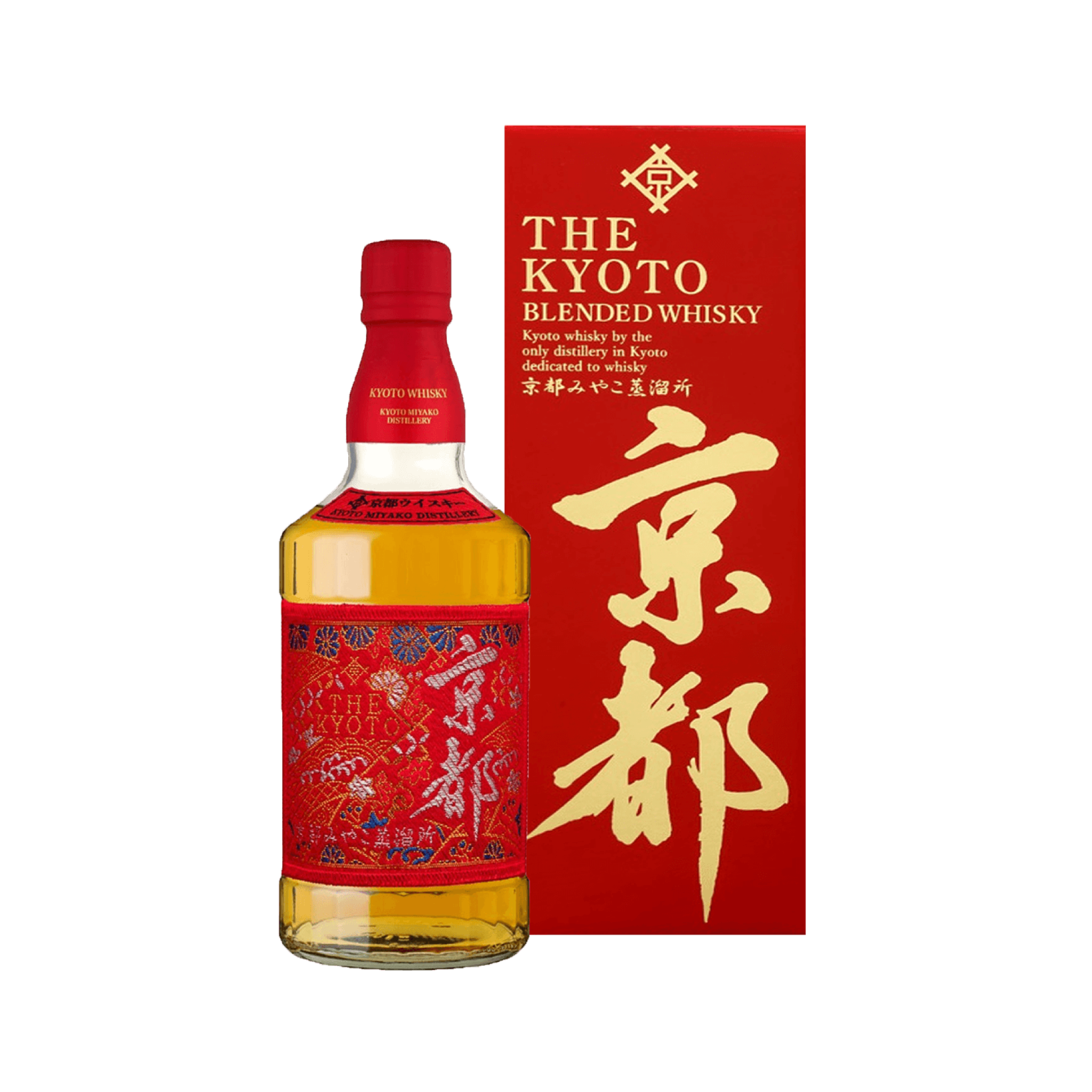 京都威士忌 西陣織赤帶