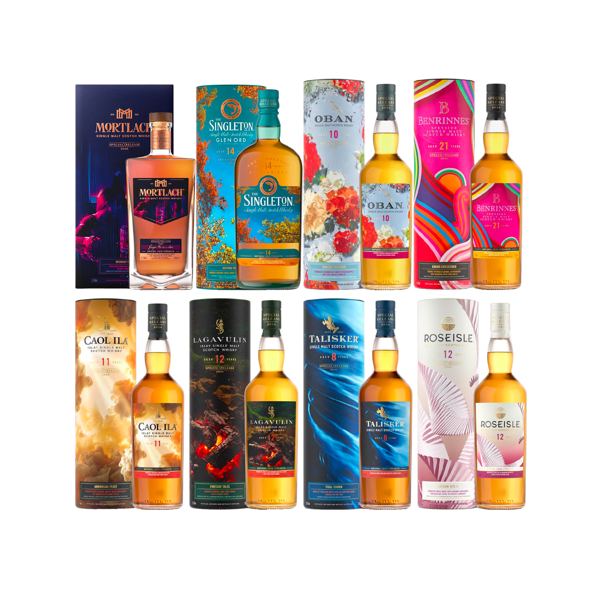 帝亞吉歐 SR2024 原酒臻選系列 無垠之旅 2.0 創藝新篇 全套組