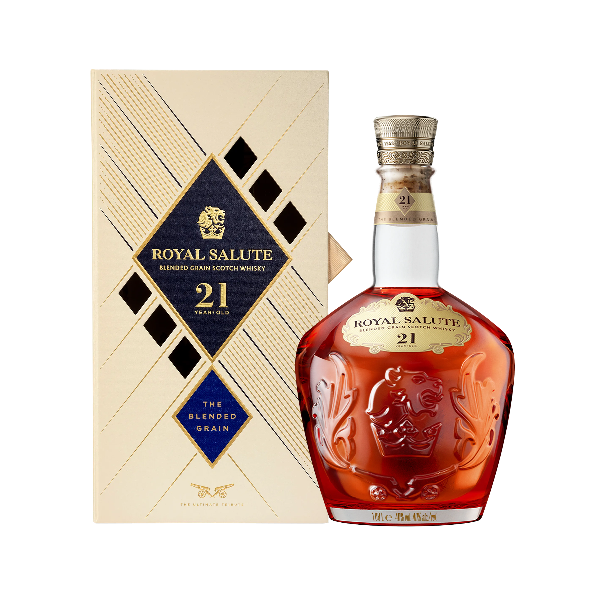 皇家禮炮21年 王者之鑽 新容量 1.08L 台灣限定盒