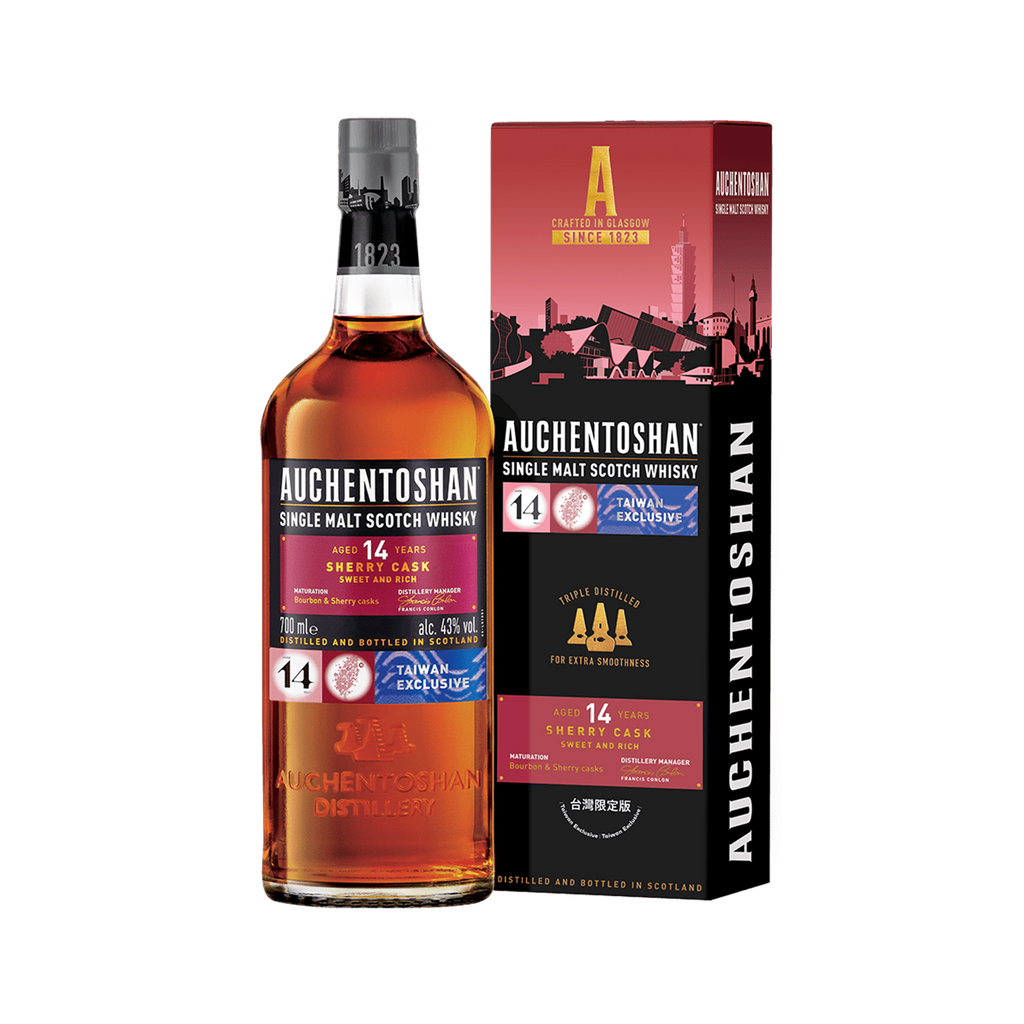 Auchentoshan 14年 シングルモルトウイスキー 700ml 台湾限定 Auchentoshan 14年 シングルモルトウイスキー 700ml 台湾限定