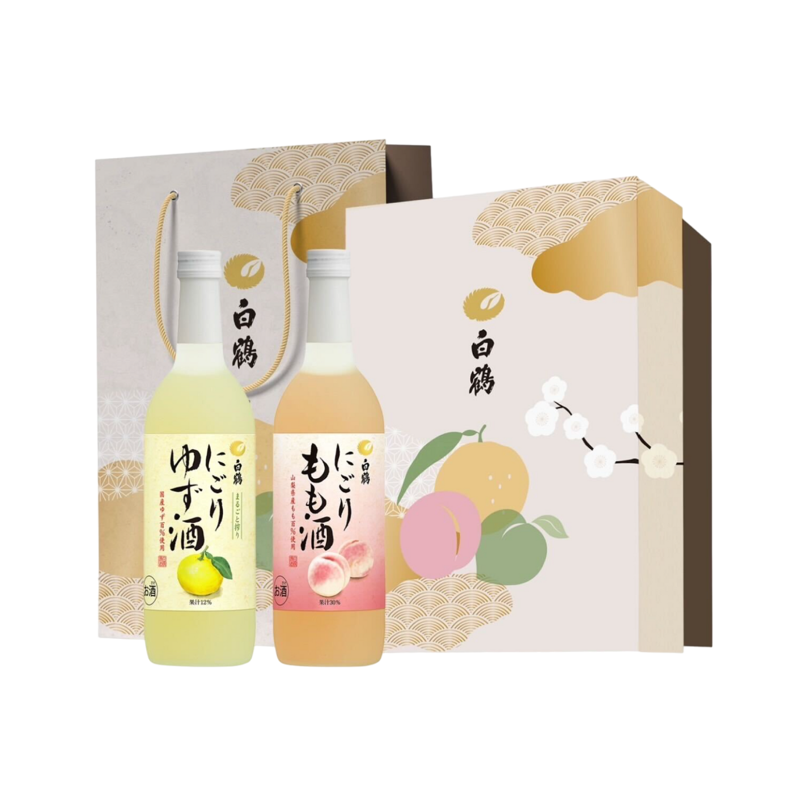 白鶴 木製 短冊 約60cm 白鶴完熟桃柚禮盒– 城市好酒City9