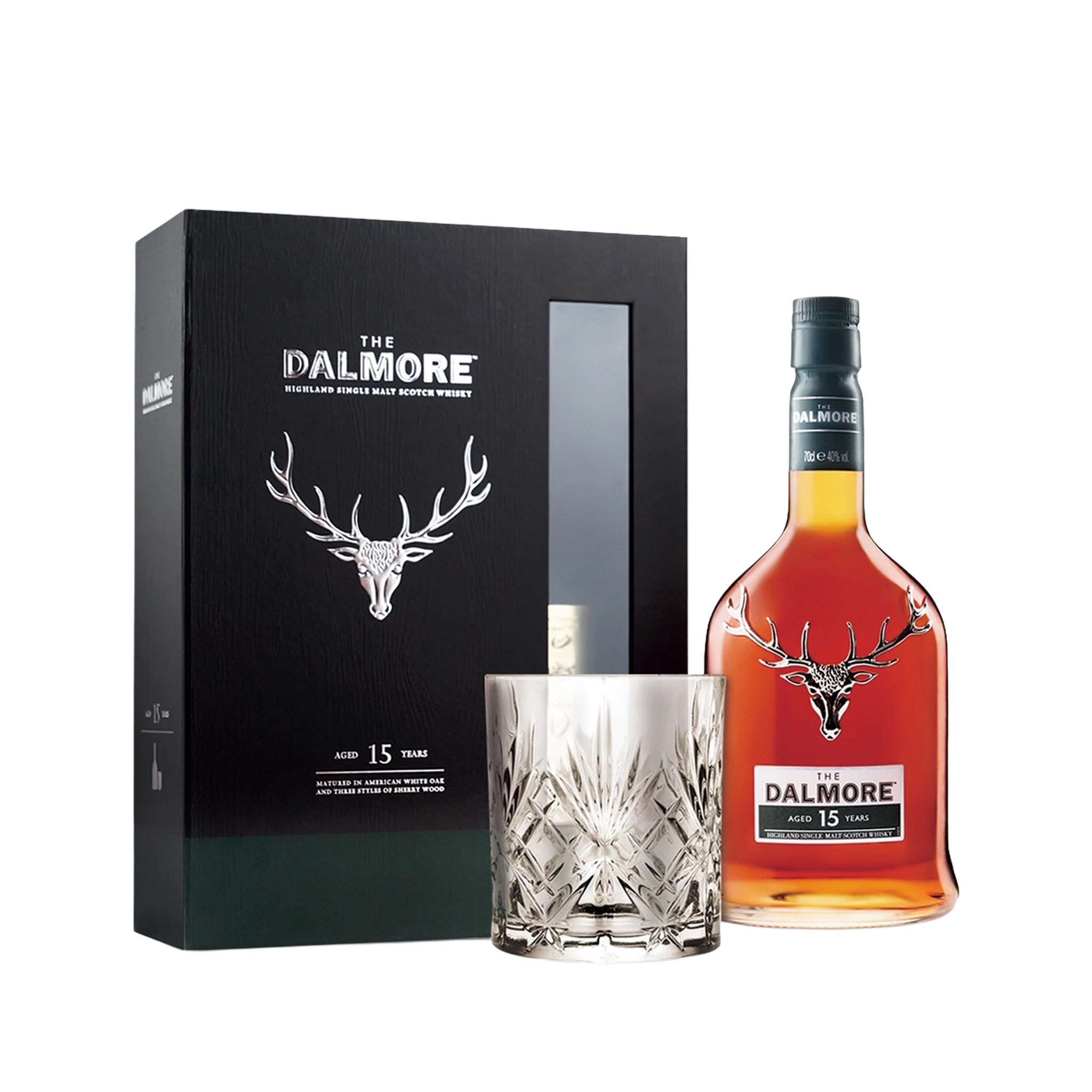 大摩15年禮盒 (附 Nachtmann威杯 1 個)