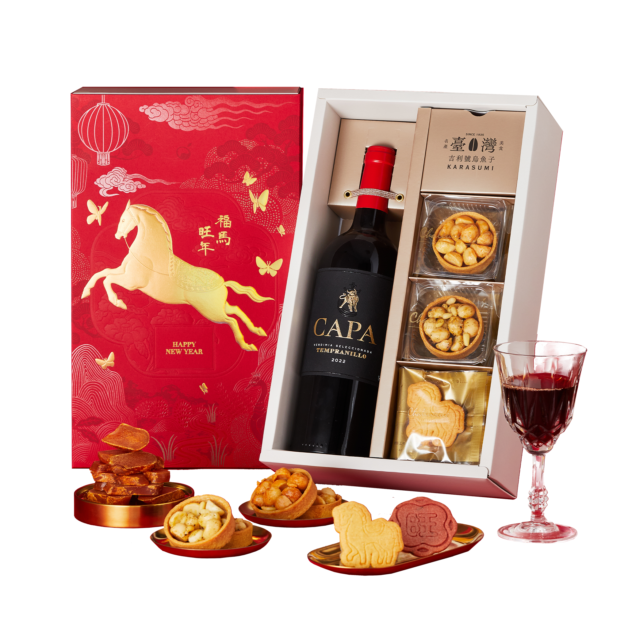 城市好酒 瑬金珠寶 紅酒寶馬禮盒（ D ）