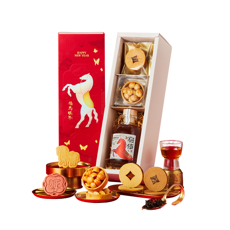 城市好酒 寶島茶饗 馬年旺金禮盒（ B ）