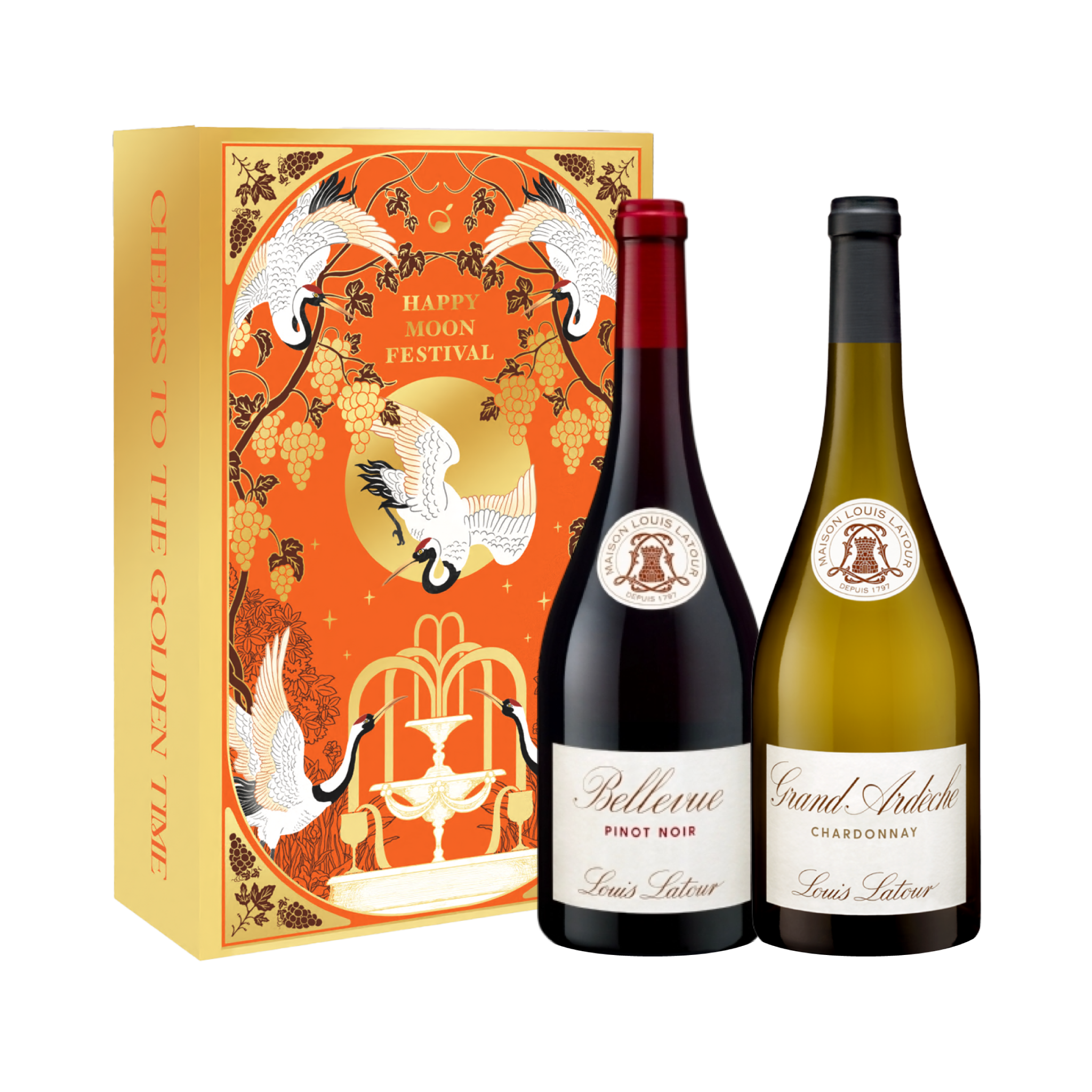路易拉圖 特級紅白酒 雙入中秋禮盒