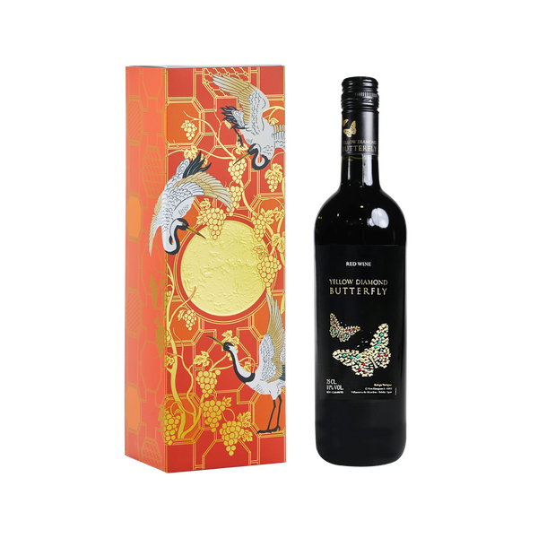 彩鑽蝶戀紅酒 2025中秋單入禮盒
