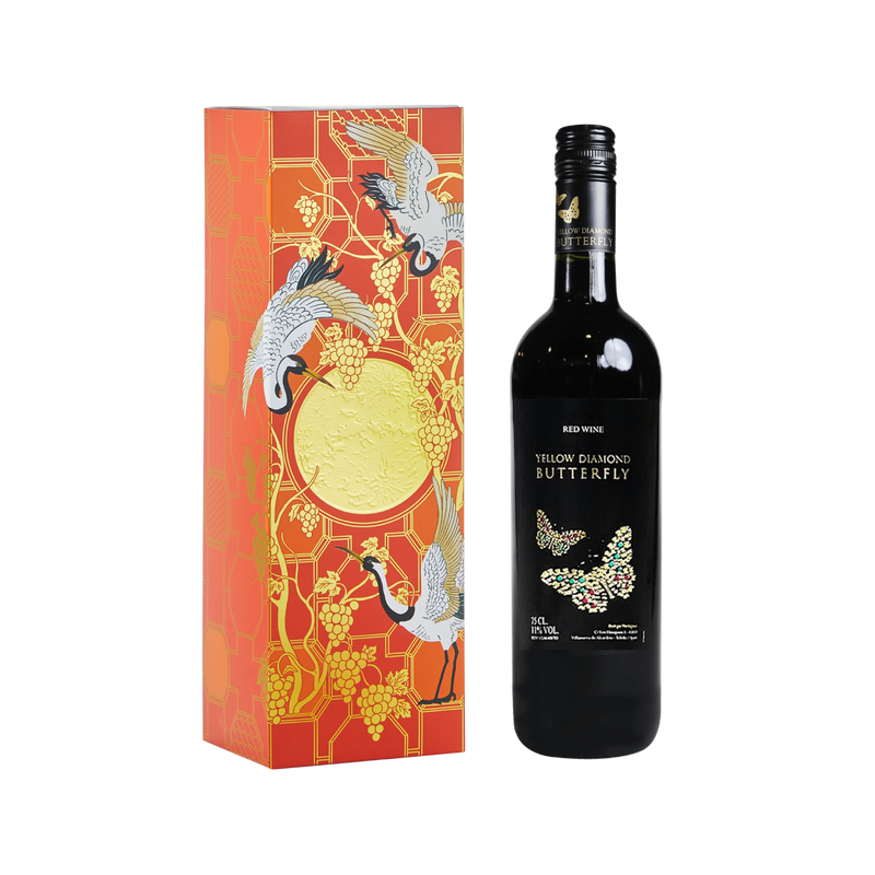 彩鑽蝶戀紅酒 2025中秋單入禮盒