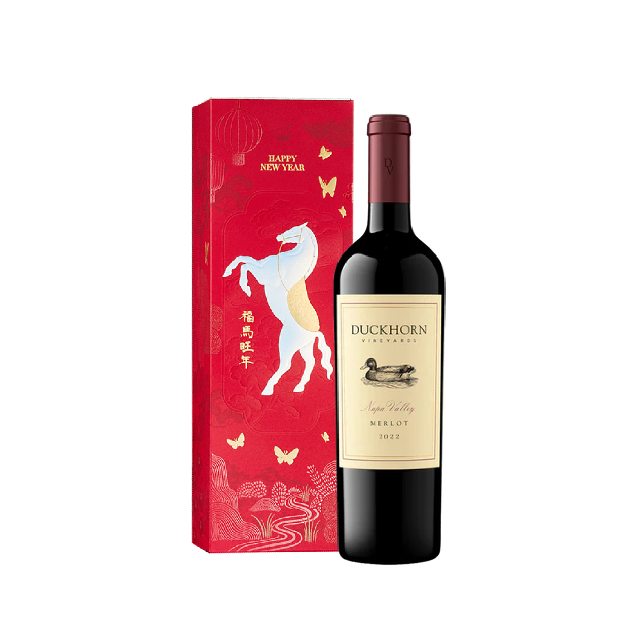 達克宏酒莊 那帕梅洛紅酒 2026馬年春節單入禮盒