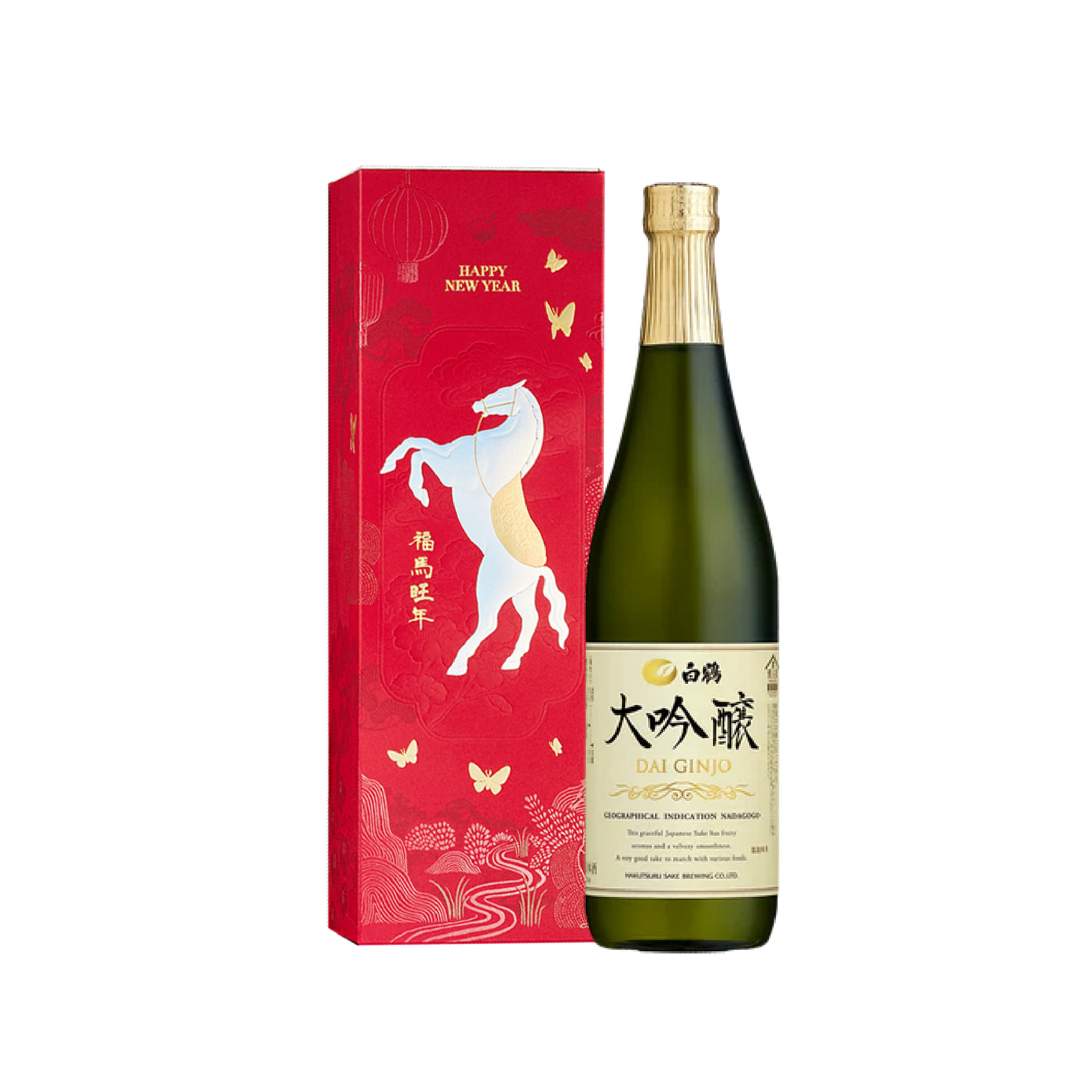 白鶴 大吟釀 2026馬年春節單入禮盒