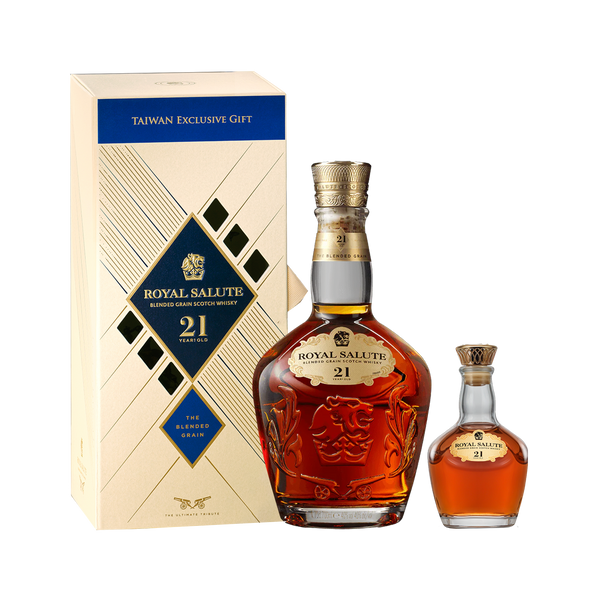 皇家禮炮21年 王者之鑽迷你酒年節限量禮盒