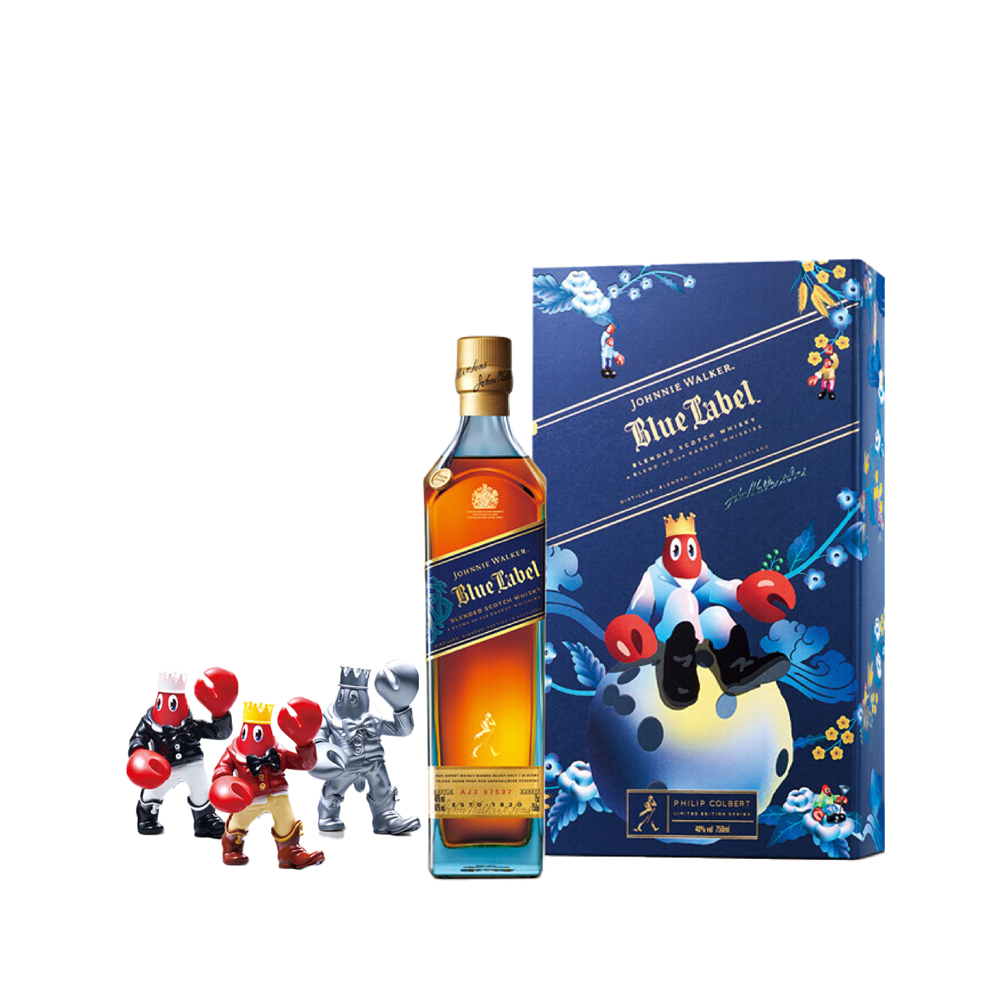 JOHNNIE WALKER 約翰走路 藍牌 2024中秋禮盒 龍蝦先生 PHILIP COLBERT