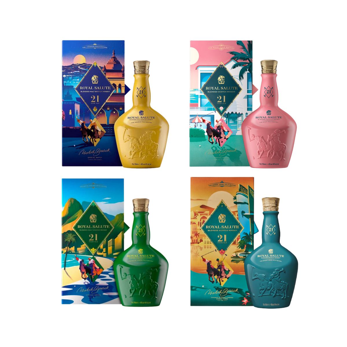 皇家禮炮 馬球系列限量套組 (第五~八代)