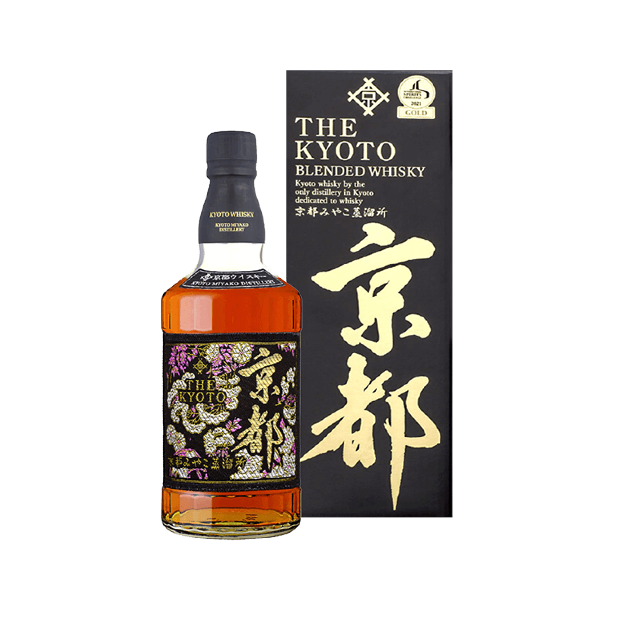 京都威士忌 西陣織黑帶