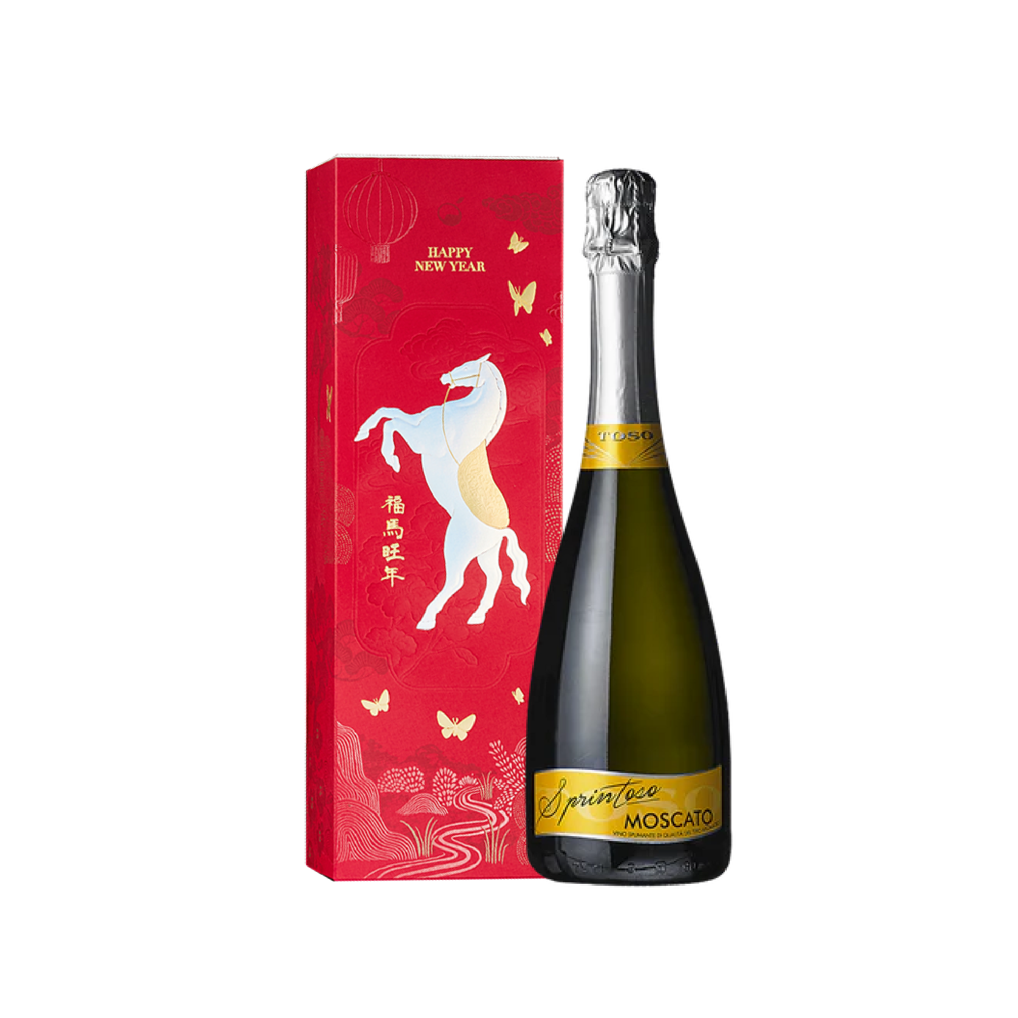 義大利TOSO 微甜氣泡酒 2026馬年春節單入禮盒